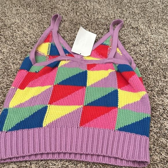 MOTHER Multicolor The Band Wagon Sweater Tank - Picture 2 of 8